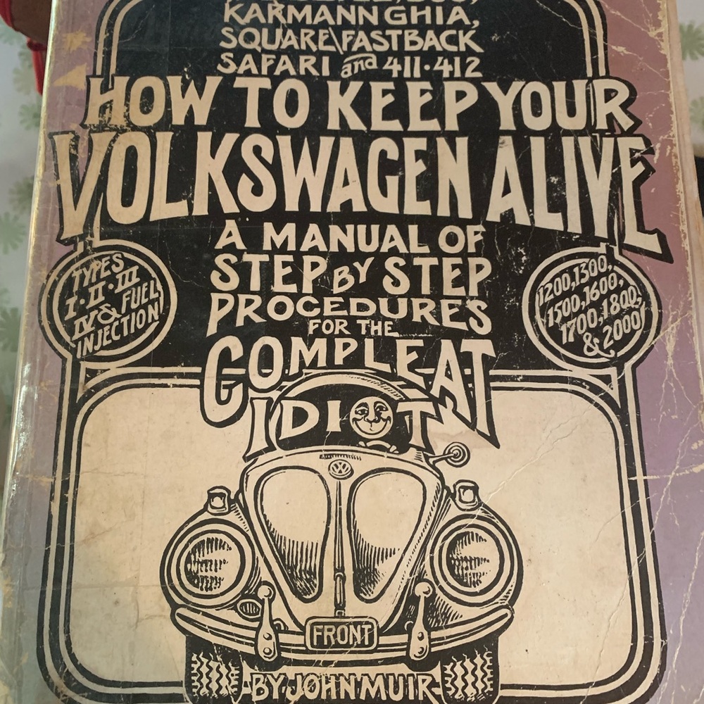 Vintage chilton, and how to keep your vw alive technical repair manuals